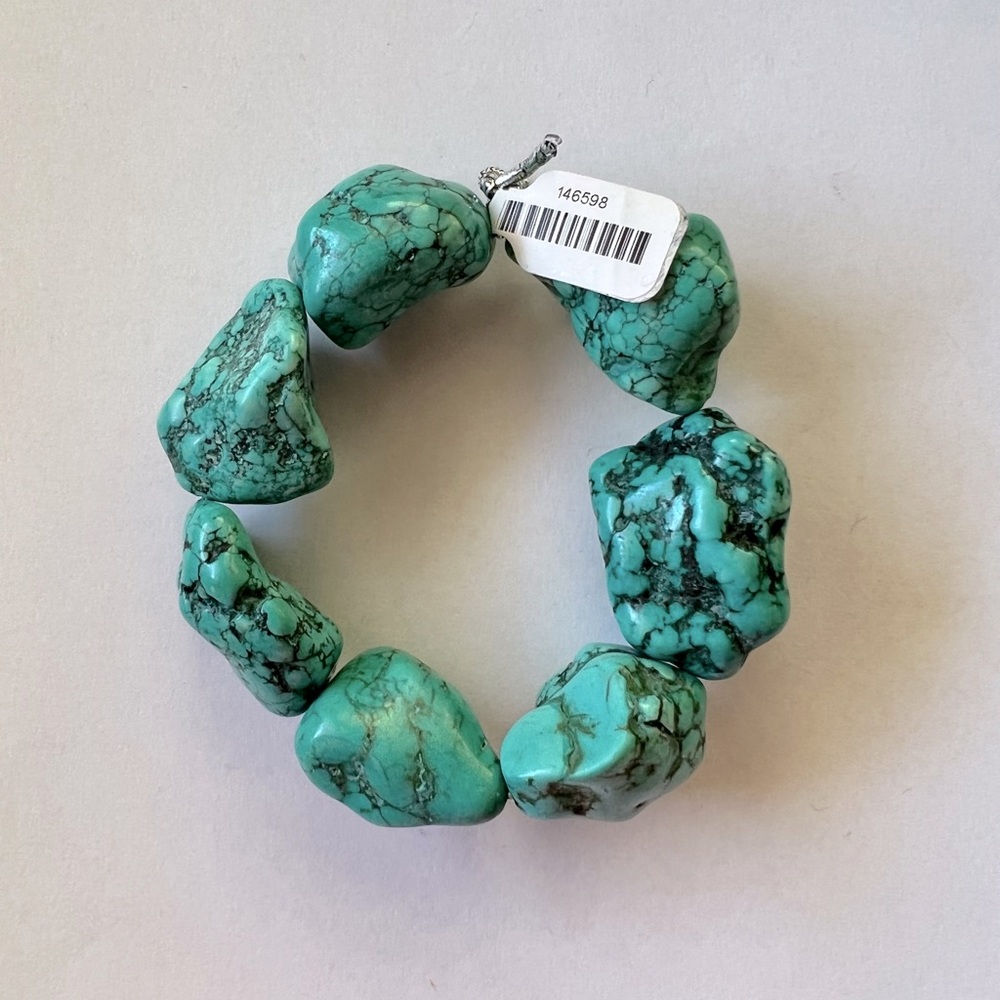 Chunky Turquoise Bracelet